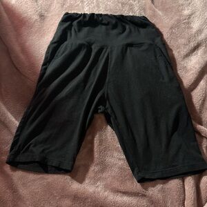 Black Biker Shorts